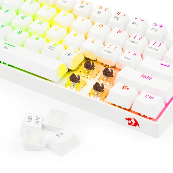 TECLADO BLANCO COMPACTO - Imagen 3